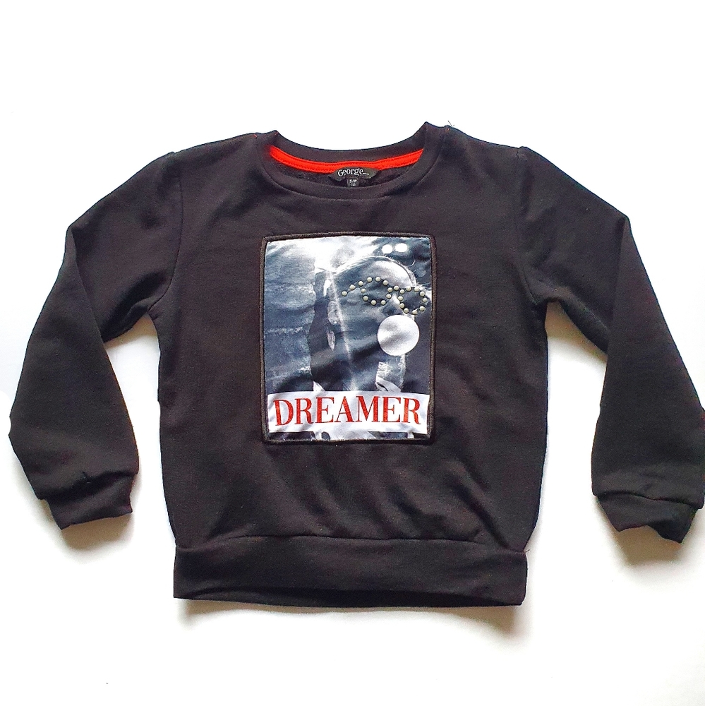 🤑Small (size 6) George Black Fashion Girl Sweater